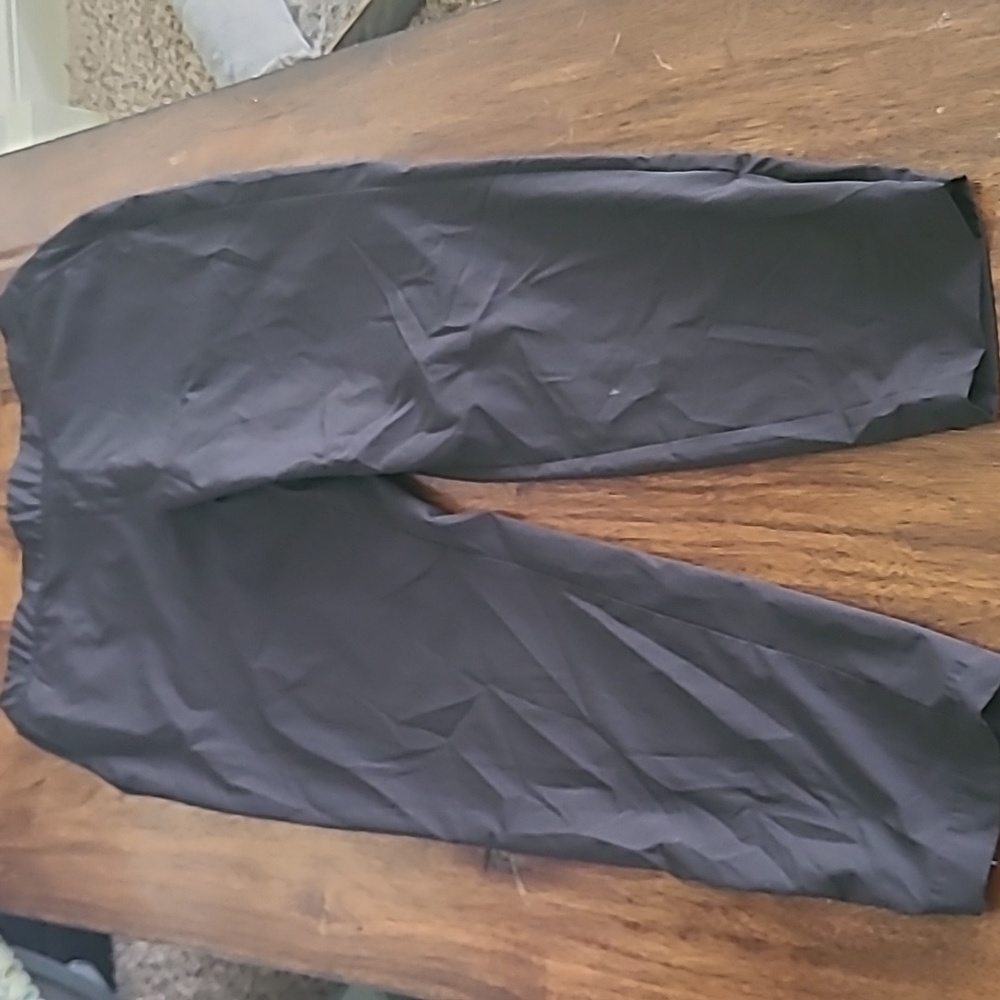 Tommy Bahama Golf Pants Womens XL Black Pull-On Pockets Lightweight Ankle